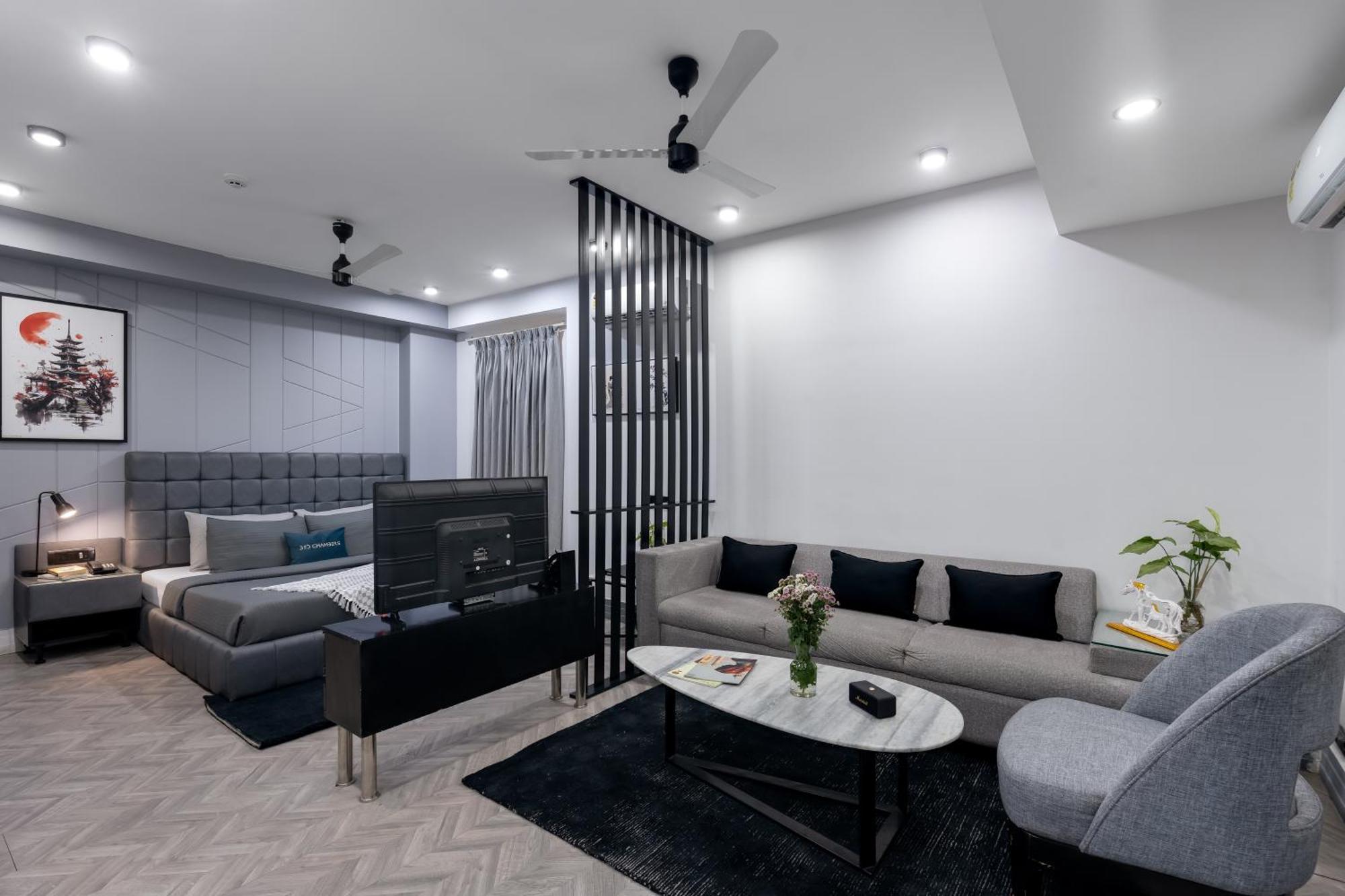 Bedchambers Serviced Apartments, Mg Road Gurgaon Exterior photo
