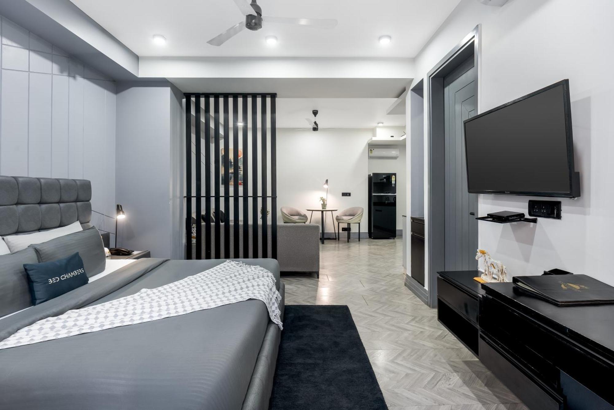 Bedchambers Serviced Apartments, Mg Road Gurgaon Exterior photo